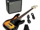 Fender Squier Affinity Series PJ Bass Pack Brown Sunburst