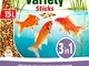 Tetra Pond Variety Sticks mangime per Pesci, Mix di 3 Diversi Alimenti Bastoncini per Tutt...