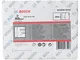 Bosch 2 608 200 011 - Chiodi in stecca con testa a D zincata a caldo SN34DK 65HG, lisci, 3...