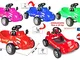 StrMy Auto per bambini a pedali macchina a pedali rossa cavalcabile go kart a pedali (Ross...