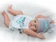 iCradle Reborn Doll 20 Pollici 50cm Realistico Full Body Silicone Vinile Baby Doll Mohair...