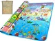 Gutsbox Tappeto Ripiegabile con Animali Tappeto Bambini Tappeto Puzzle Bambini Giochi Per...