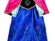 JerrisApparel Principessa Partito Costume Cosplay Vestire (100cm, Blu)
