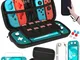 HEYSTOP Custodia Compatibile con Nintendo Switch Lite, 9 in1 Cover Compatibile con Nintend...