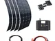 XINPUGUANG 400 w kit pannello solare flessibile monocristallino fotovoltaico 4 pz 100 w 18...