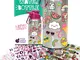 Purple Ladybug Decora la Tua Borraccia Bambini con Adesivi Bambini Colorati - Borraccia Al...