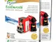 EcoDescalk Biologico in Polvere, 2x4 Sacchetti. Decalcificante 100% Naturale. Detergente p...