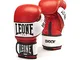 LEONE 1947, Shock Guanti Boxe, Unisex - Adulto, Rosso, 8OZ, GN047