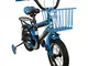 Airel Bicicletta | Bicicletta con Rotelle e Cestino | Biciclette per Bambini | Bici Bimbo...