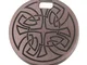 Ernstes Design AN675 - Ciondolo a forma di croce in acciaio INOX opaco rivestito in bronzo...