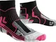 X-Socks Marathon Energy Lady, Calza Donna, Nero/Fucsia, 36/36