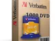 1000 DVD VERGINI VERBATIM 100 % ADVANCED AZO+ PROTECTION IN CAKE BOX