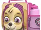 Nickelodeon Borsa frigo Rosa a Tema Skye del Cartone Animato Paw Patrol, con Borraccia Spo...