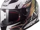 Casco moto LS2 FF353 RAPID BOHO Bianco Nero Pink, Bianco/Nero/Pink, XS