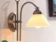 Applique 'Otis' (Antico), in Vetro ad es. Corridoio (1 luce, E14, A++) di Lindby | appliqu...