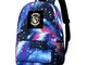 Borsa a spalla con stampa galassia, drago Lager Dungeons And Dragons Fashion Casual Star S...