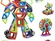 infinitoo Blocchi Costruzioni Magnetiche Puzzle Costruzioni Magnetiche per Bambini Kit di...