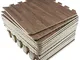 UMI. Essentials 1'x 1'(30cm x 30cm) Schiume per Piastrelle ad Incastro (Grano di Legno) (9...