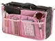 TheWin Organizer da Viaggio, Trousse per Cosmetici, Tessuto, Rosa, 1x