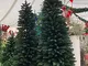 XONE Albero di Natale Slim Dimitri Verde 180cm | Albero Artificiale in PVC Snello per spaz...