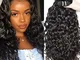 Yavida Tissage Human Hair 9A Capelli Brasiliani Naturali Extension Capelli Umani Ricci Ext...