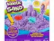 Kinetic Sand Playset Castelli di Sabbia Sabbia cinetica con vaschetta Sabbia magica Sabbia...
