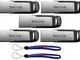 SanDisk Ultra Flair USB (5 pezzi) 3.0 64 GB Flash Drive ad alte prestazioni, azionamento p...