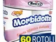 60 Rotoli Carta Igienica 4 Veli Maury's Morbidotta Morbida Delicata Resistente