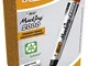 BIC Marking 2000 ECOlutions Indelebili Con Punta Media Tonda - Rossi, Confezione Da 12