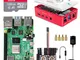 LABISTS Raspberry Pi4 Model B 8GB RAM Starter Kit, RPi Barebone con MicroSD 128GB, Tipo C...