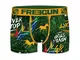 FREEGUN T588-1-e Talla 14/16 unitario Boxer FREEGUN-Verde-92% poliéster 8% elastano, 1pc T...