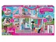 Mattel Canada Nuova Casa di Malibu Due Piani Richiudibile Compatibile con Barbie con Acces...