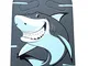 Beco Tavoletta da Nuoto 9690, Unisex Ragazzi, Marine/Shark, Normale