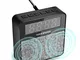 TINMIU Radiosveglia FM Digitale, radiosveglia Bluetooth Speaker con Ettore Musicale di sch...