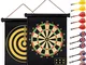 HelaCueil Set di Bersaglio Freccette magnetiche con 12 Freccette Sicure - Bersaglio da App...