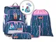 Step by Step 5-part Satchel Set Space Poliestere 20 Litro 37 x 28 x 20 cm (H/B/T) Bambino...