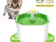 VITCOCO Fontanella per Gatti, Fontana per Gatti 1.6L Fontanella Automatica con Filtro Carb...