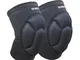 EULANT Premier Ginocchiera, Ispessire Tutore per Ginocchio Supporto, 1 Paio Knee Pad Spugn...