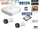 GENERAL TRADERS - KIT VIDEOSORVEGLIANZA AHD DAHUA TELECAMERE INFRAROSSI 2 MPX IP CLOUD DVR...