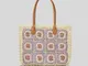 TROXIE Paglie di Paglia Non Granny Square Pagnello di Carta Tessichi Woven Borse Borse Fat...