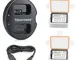 Newmowa NP-FW50 Batteria (confezione da 2) e Doppio Caricatore USB per Sony NP FW50 Sony A...