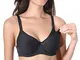 Gratlin Donna Reggiseno Allattamento con Ferretto Nero 2F