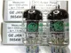 Coppia testata / accoppiata (2 tubi) 7 pin GE JAN 5654W tubi per vuoto completamente testa...