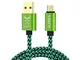 ULTRICS Cavo Micro USB Carica Rapida 3M, Nylon Intrecciato Alta Velocita USB 2.0 Dati Tras...