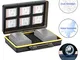 JJC Porta Schede SD Custodia per 6 Schede SD + 2 Pile Batterie - Canon LP-E6 LP-E8 LP-E12...