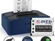 2 Batterie + Caricabatteria doppio (USB) Li-40b/42b per Olympus FE-, mju, µ, TG, VG, VR, X...