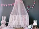 Princess letto a baldacchino zanzariera per bambini culla, Round Dome Kids indoor Castle P...