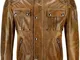 Belstaff Brooklands Giubbotto moto in pelle Marrone