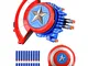 PIUMOJ Scudo Captain America Launcher Shield Difensivo, Giocattolo Lanciatore di Eroi, da...