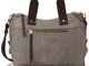 Borbonese Handbag, Borsa a Mano Donna, (Op Classico/Marrone), 33x16x15 cm (W x H x L)